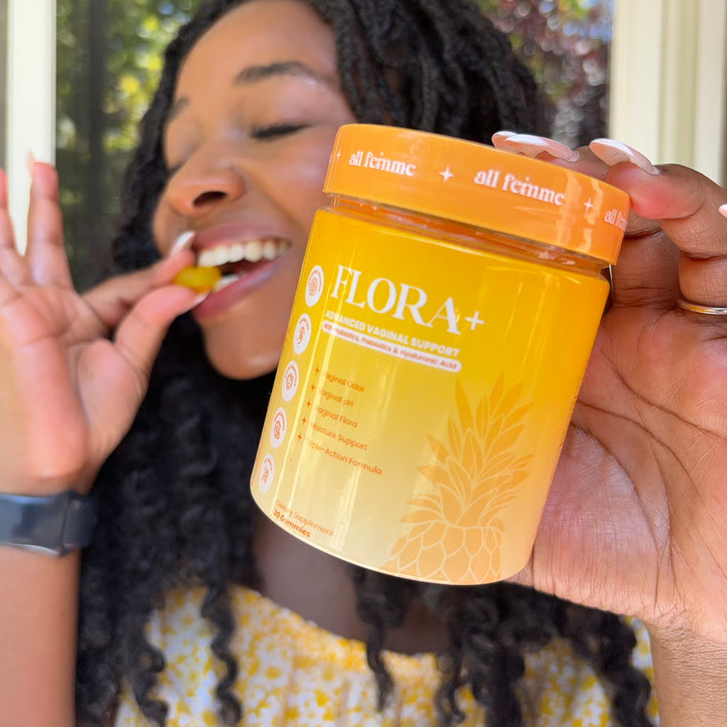 Flora Plus Vaginal Probiotic Gummies | Restore pH Balance & Healthy Feminine Flora, Hormone-Free