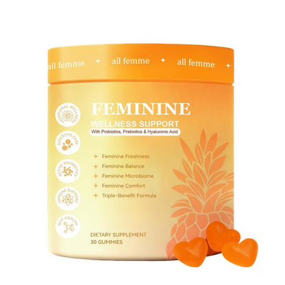 Flora Plus Vaginal Probiotic Gummies | Restore pH Balance & Healthy Feminine Flora, Hormone-Free